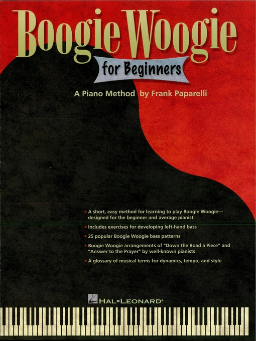 Title details for Boogie Woogie for Beginners (Music Instruction) by Hal Leonard Corp. - Available